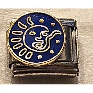 Italian Charm Sun Snake Charm 9mm‎ Stainless Steel